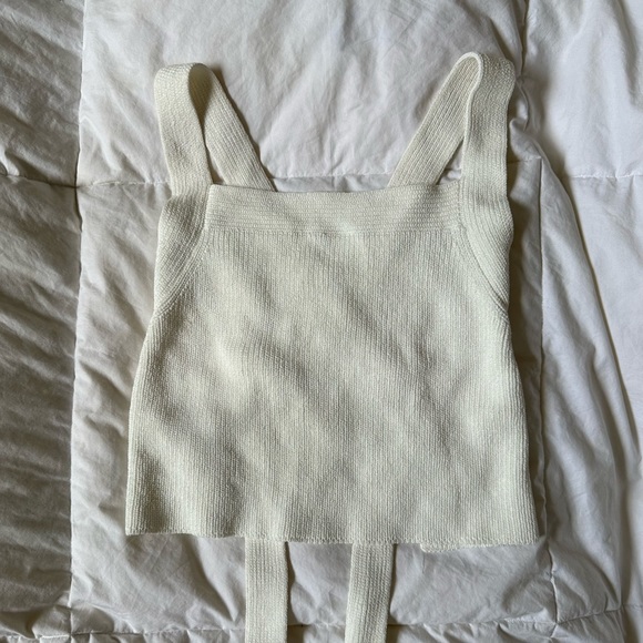 wilfred cream crop strappy tank - Picture 1 of 3